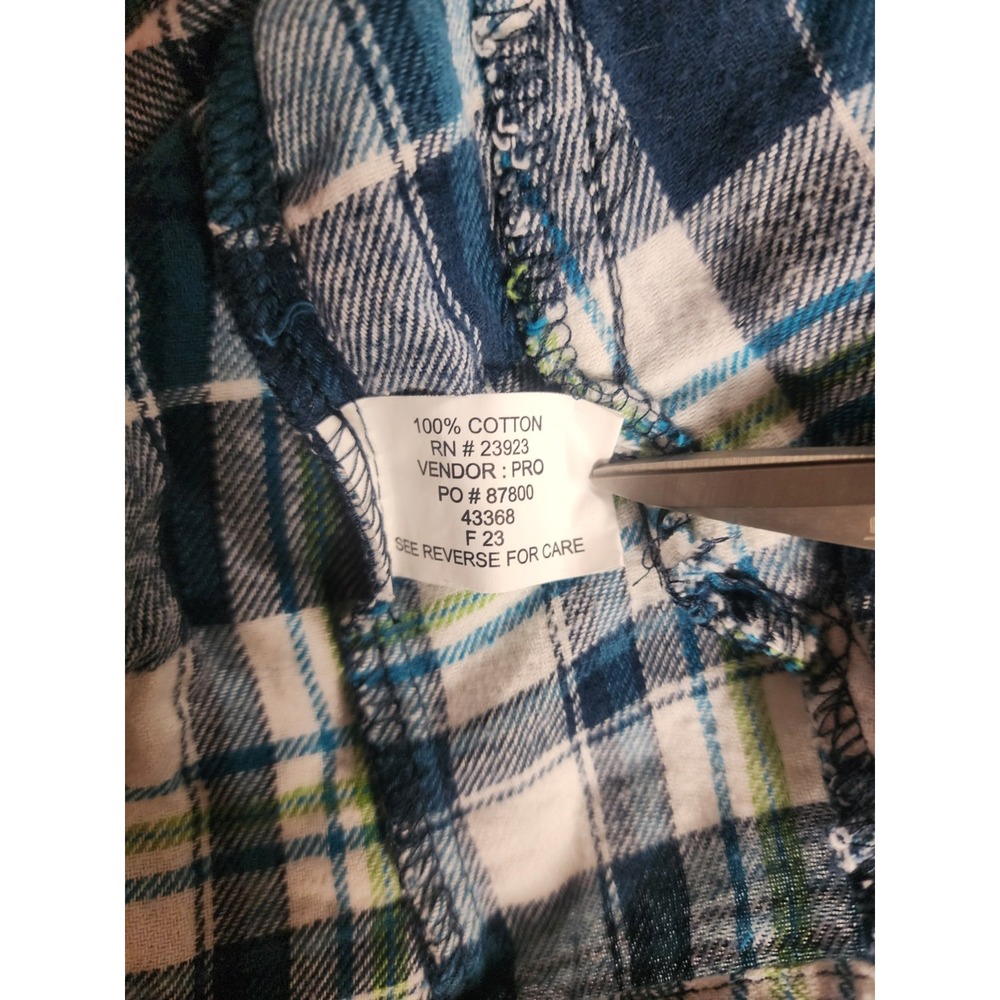 Canyon Creek Hoodie Women Large Plaid Unlined Full Zip Cotton Casual Jacket - Picture 8 of 10
